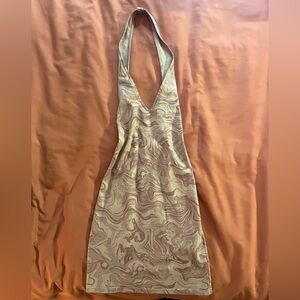 Motel Rocks Halter Sheath Dress for Cocktail